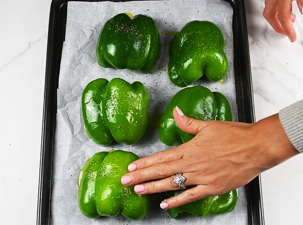 Lasagna Stuffed Peppers - Step 2